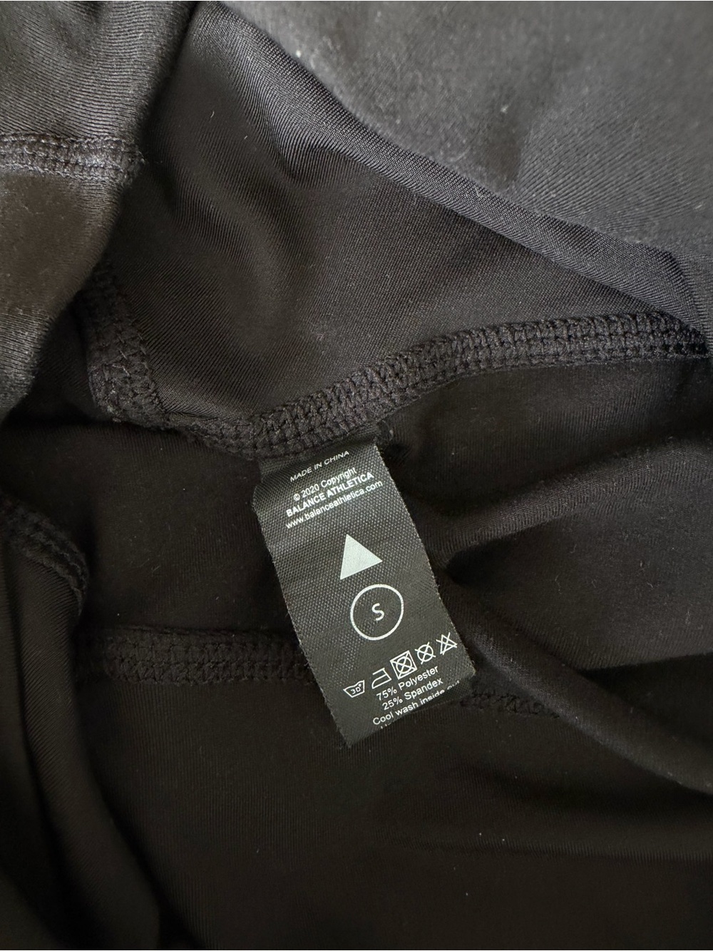 Balance Athletica (Vitality) Matte Black High-Rise Leggings - Picture 4 of 4